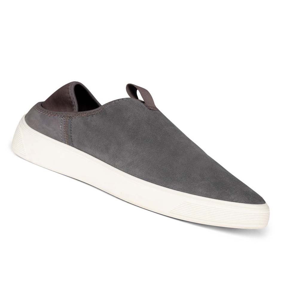 Men's Ecco Street Tray Slip-on Casual Shoes Grey | Canada 500UZG